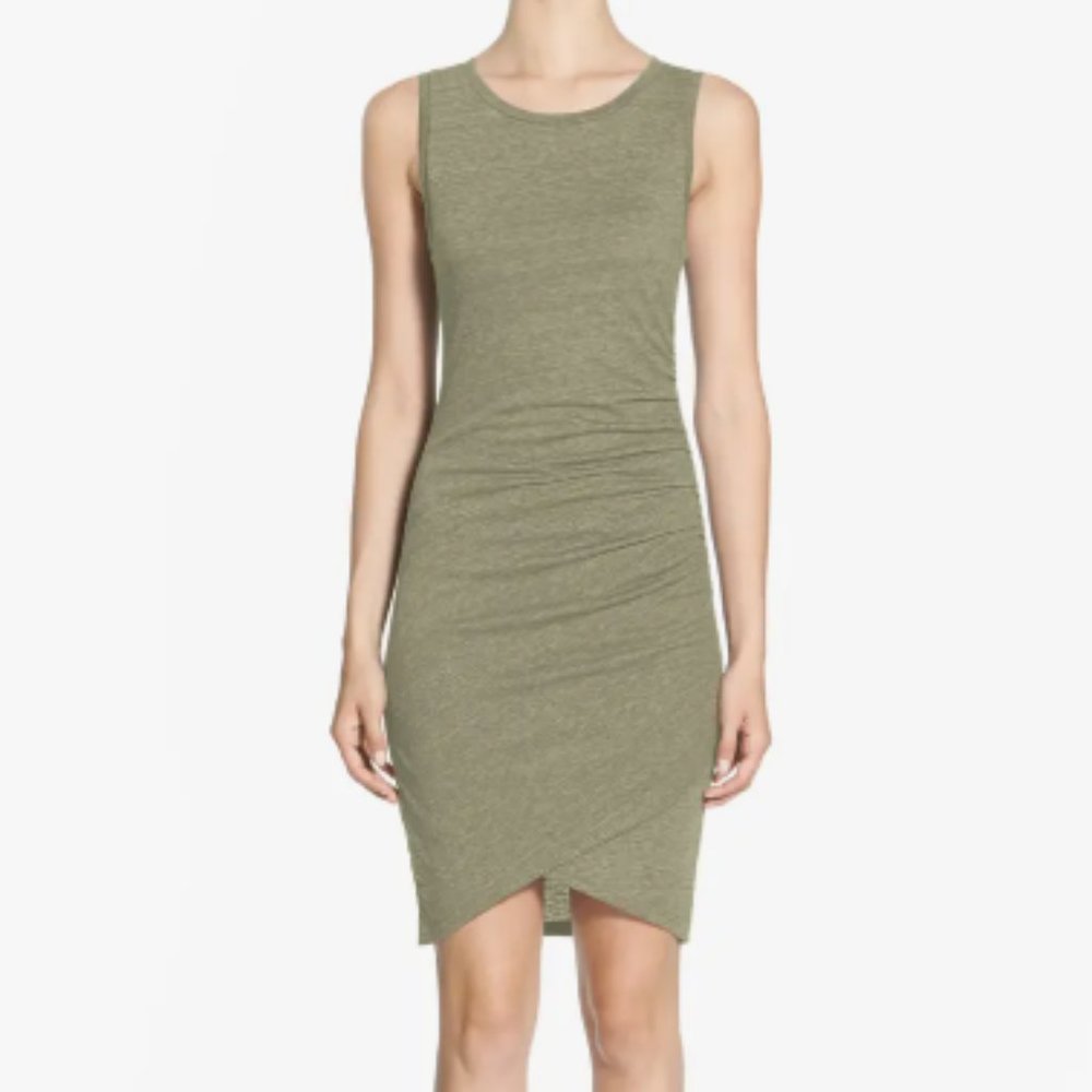 Leith Ruched Body-Con Sleeveless Dress